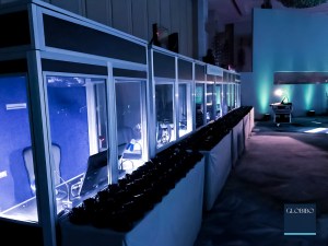 Interpretation Booth Setup with special wiring