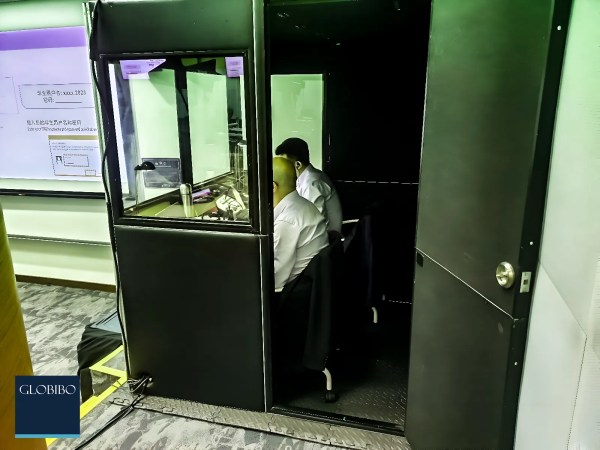 Interpretation booth setup