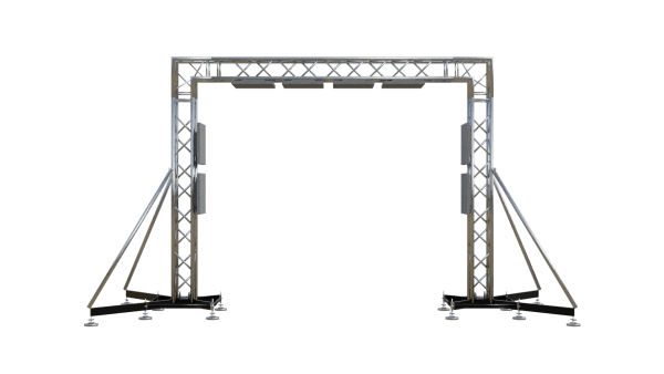 Technical drawings of Goalpost Truss